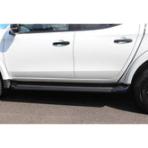 Mitsubishi L200 Series  4 - 5- 6 - Double Cab - Oe Style Side Steps Running Boards - Black